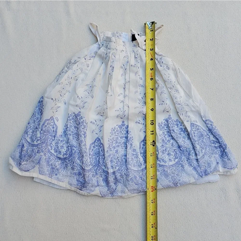 Baby Gap blue and white floral boho dress Size 12-18 Months